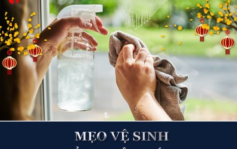 Mẹo vệ sinh cửa nhôm kính hiệu quả, nhanh chóng đón Tết về