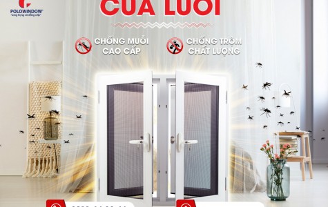 Cửa lưới chống muỗi, chống trộm cao cấp, chất lượng