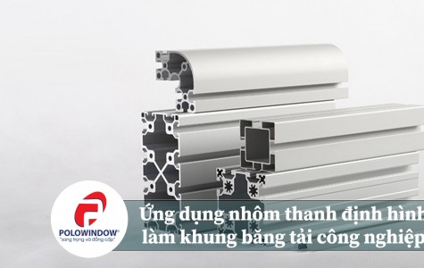 Ứng dụng nhôm thanh định hình làm khung băng tải công...