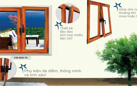CỬA SỔ MỞ QUAY – SỰ LỰA CHỌN SANG TRỌNG CHO MỖI HỘ GIA ĐÌNH