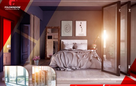 Cách chọn cửa nhôm kính phòng ngủ hợp phong thủy