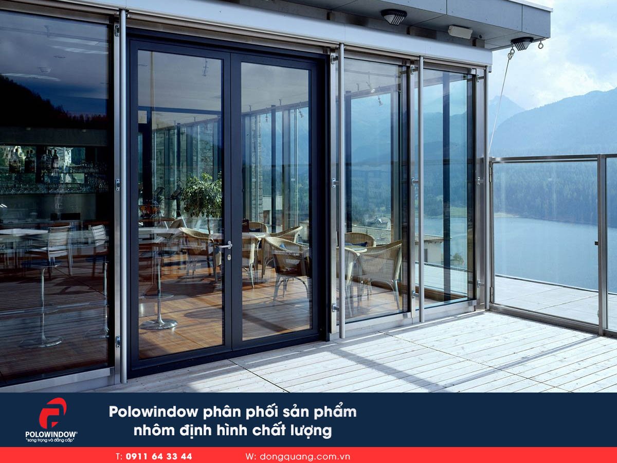 Hệ nhôm làm cửa sang - bền - đẹp - giá hợp lí tại Polowindow